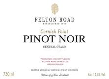 Etichetta Central Otago Felton Road Cornish Point Pinot Noir 2015