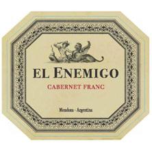 Etiquette du vin Mendoza Carbernet Franc El Enemigo 2012