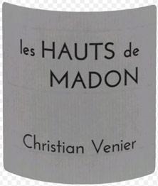 Etichetta Cheverny Les Hauts de Madon Christian Vénier 2015