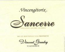 Etichetta Sancerre Vincengetorix Vincent Gaudry 2018