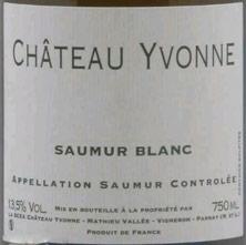 Etichetta Saumur Château Yvonne 2015