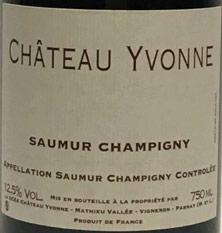 Etichetta Saumur-Champigny Château Yvonne 2006