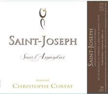 Etiquette du vin Saint-Joseph Sous l'Amandier Christophe Curtat (Domaine) 2017