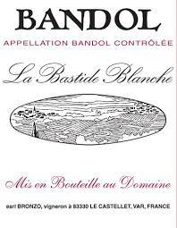Etichetta Bandol La Bastide Blanche  Famille Bronzo 2016