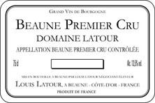 Etichetta Beaune 1er Cru Louis Latour 2013