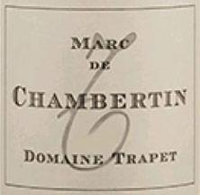 Etiquette du vin Eau de vie Marc de Chambertin Domaine Trapet 1998