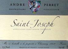 Wine label Saint-Joseph André Perret 2005