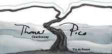 Wine label Vin de France Chardonnay Thomas Pico 2016