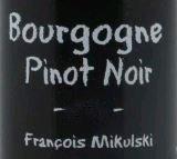 Etichetta Bourgogne Pinot Noir François Mikulski 2015