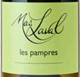 Etikette des Weins IGP Pays d'Hérault Mas Laval Les Pampres Joël Laval 2012