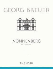 Wine label Riesling Georg Breuer Nonnenberg Rauenthal Monopol Georg Breuer 1999