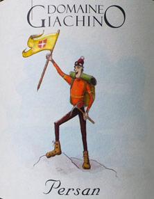 Etichetta Vin de Savoie Persan Giachino 2020