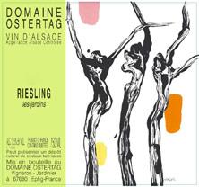 Etichetta Alsace Pinot Blanc Les Jardins Ostertag (Domaine) 2018