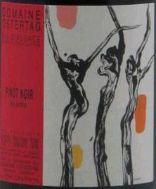 Etichetta Alsace Pinot Noir Les Jardins Ostertag (Domaine) 2016