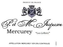 Wine label Mercurey Les Grillots Paul & Marie Jacqueson 2011
