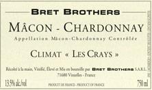 Etikette des Weins Mâcon-Chardonnay Les Crays Bret Brothers 2016