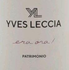 Etichetta Patrimonio Era Ora Yves Leccia 2014