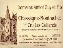 Etikette des Weins Chassagne-Montrachet 1er Cru Les Caillerets Guy Amiot & Fils 2013