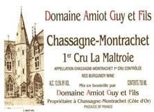 Etikette des Weins Chassagne-Montrachet 1er Cru La Maltroie Guy Amiot & Fils 2014