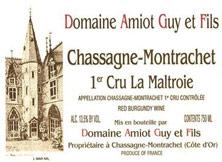 Etikette des Weins Chassagne-Montrachet 1er Cru La Maltroie Guy Amiot & Fils 2008