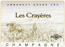 Etichetta Les Crayères Grand Cru Brut Nature Marguet 2011