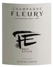 Wine label Fleur de l'Europe Brut Nature Fleury ----