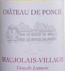 Etikette des Weins Beaujolais-Villages Grande Lamure Château de Poncié (anciennement Villa Ponciago) 2016