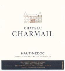 Etiquette du vin Château Charmail Cru Bourgeois 2013