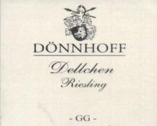 Etiquette du vin Riesling Donnhoff Norheimer Dellchen Trocken 2020