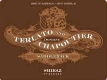 Etiquette du vin Australie Terlato & Chapoutier Saddleback Chapoutier 2015