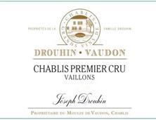 Etiquette du vin Chablis 1er Cru Vaillons Joseph Drouhin 2016