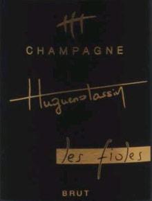 Etiquette du vin Les Fioles Brut Huguenot-Tassin ----