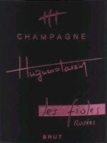 Etiquette du vin Les Fioles Rosées Brut Huguenot-Tassin ----