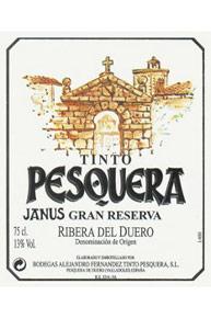 Etichetta Ribera del Duero DO Janus Gran Reserva Tinto Pesquera - Alejandro Fernandez 1986