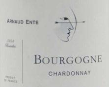 Etiquette du vin Bourgogne Chardonnay Arnaud Ente 2013