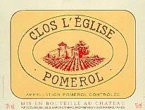 Etiquette du vin Clos l'Eglise 1983