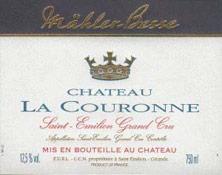 Wine label Château la Couronne 2005