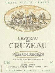 Etiquette du vin Château de Cruzeau 2020