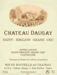 Etiquette du vin Château Daugay 2016