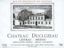 Etichetta Château Ducluzeau Cru Bourgeois 2002