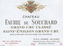 Etiquette du vin Château Faurie de Souchard Grand Cru Classé 1999