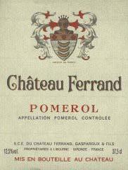 Etiquette du vin Château Ferrand 1967