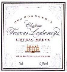 Etiquette du vin Château Fourcas Loubaney Cru Bourgeois 1989