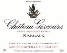 Etiquette du vin Château Giscours 3ème Grand Cru Classé 1992