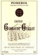Etiquette du vin Château Gombaude Guillot 1966