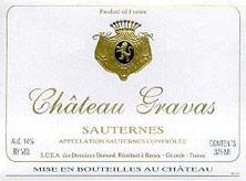 Wine label Château Gravas Cru Bourgeois 1984