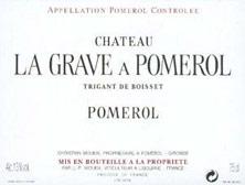Etiquette du vin Château La Grave à Pomerol (Trigant de Boisset) 1988