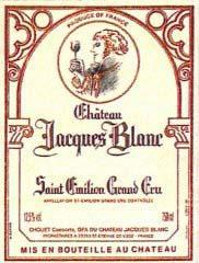 Etiquette du vin Château Jacques Blanc 1975