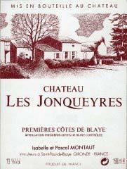 Etichetta Château les Jonqueyres 1996