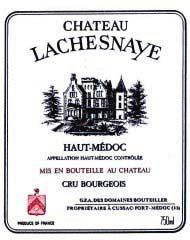 Wine label Château Lachesnaye Cru Bourgeois 2005